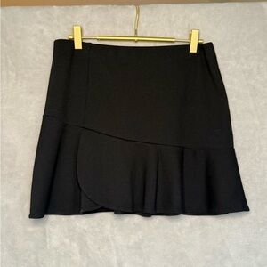 Topshop Black Asymmetrical Skirt